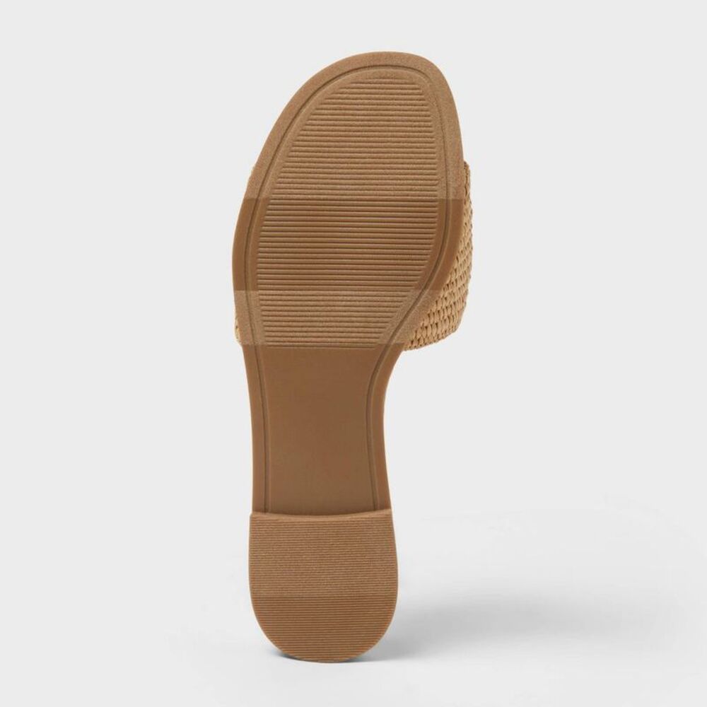 Women’s Kalina Sandals with Memory Foam Insole - A New Day Natural 6.5 - Picture 4 of 4